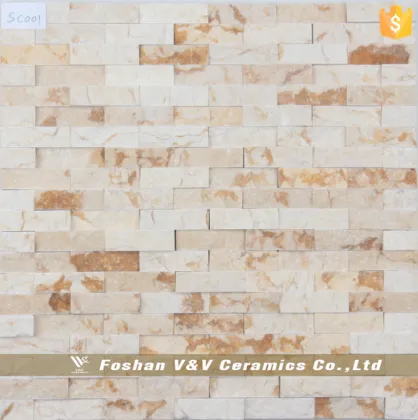 Golden Mosaic, Stone Mosaic, Mosaic Tile