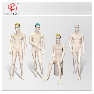 2015 makeup male mannequins group in hot sales