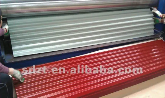 PPGI prepainted corrugated galvanized steel sheet colour coated galvanized steel roofing sheet roofing tile