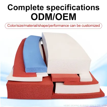 sound insulation sealing strips silicone foam square strips