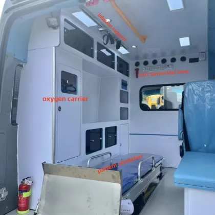 Hospital ambulance patient rescue vehicle