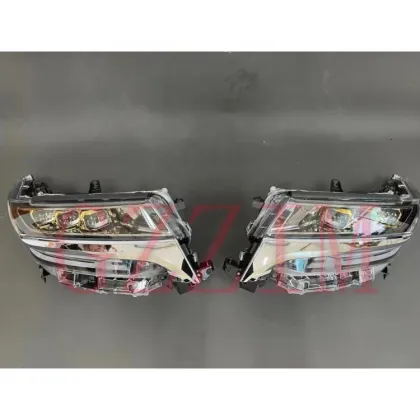 Alphard Three Eyes Golden Front Head Light