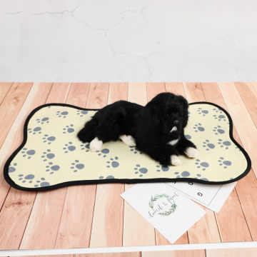 Alfombrillas de alimentos de mascotas impresas en microfibra