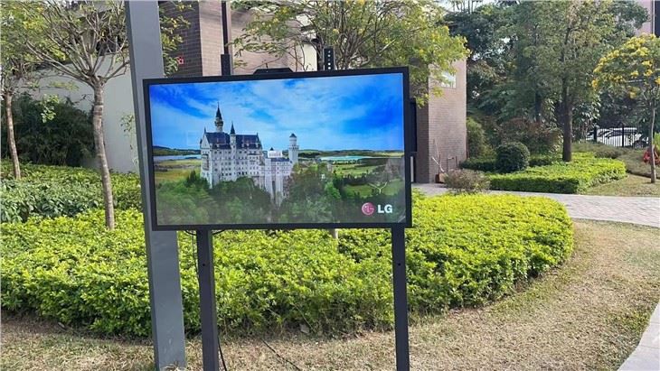 55 "Anti-Glare Full Full Outdoor 3000nits LCD LCD Digital señalización