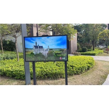 55 &quot;Glare piha piha 3000Nits LCD Digital Signage