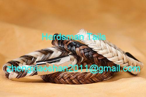 Handmade animal hair or horse hair bracelet