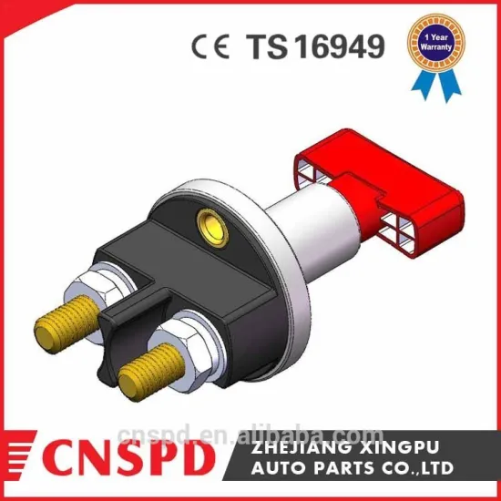 24v 250A truck battery switch with hand key , battery isolator switch