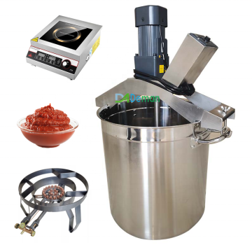 DEMAN 100L Pepper Chili Tomato Sauce Cooker: Hot Pot Soup Stirring Machine
