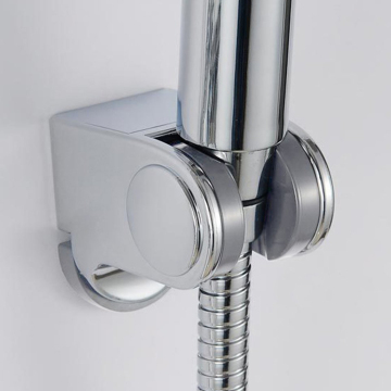 ABS -Chrom -Wand -Duschkopfhalter und verstellbare Duschhalterung - ABS -Plastik -Badezimmerzubehör