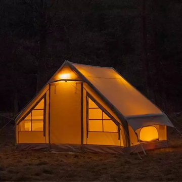 Inflatable Airtight Large Canvas Outdoor Camping Tent