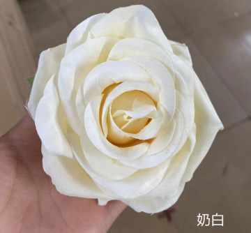 Hot Sale 8cm Artificial Roses Silk Rose Heads for Wedding Decor