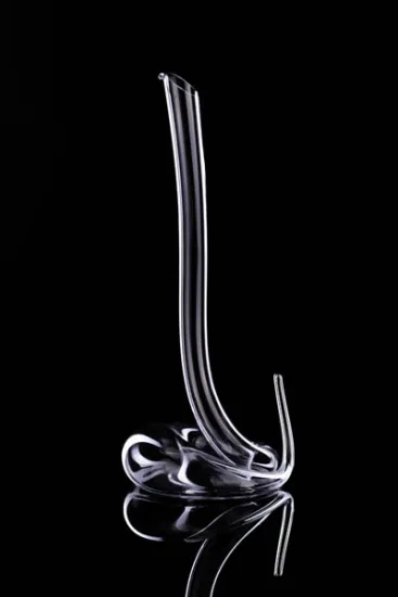 Creative crystal snake shape glass wine decanter
