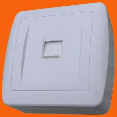 Настенная телефонная розетка европейского типа RJ11 (S8007)