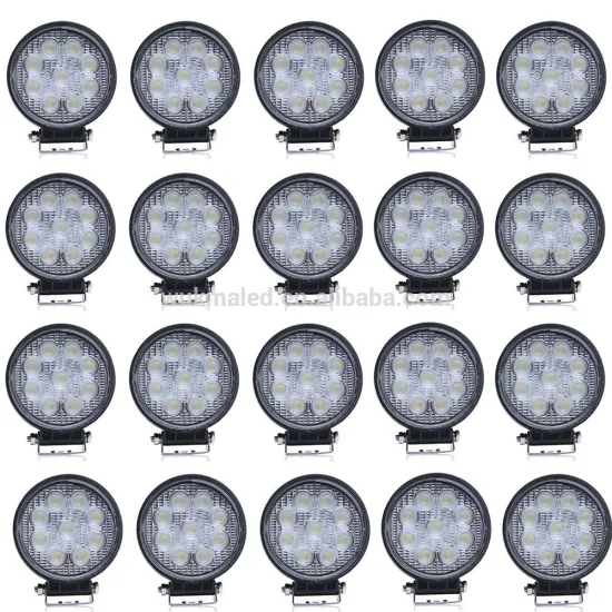 High Power 27W Led Work Light + 12V-24V Heavy Duty LED Work Light, Daytime Running Light ( Round 27W )