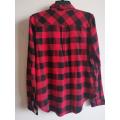 Women Casual Y/D Flannel Shirt