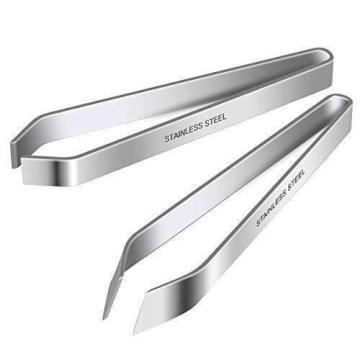 2-Piece Stainless Steel Kitchen Tweezers Set: Perfect Tool for Efficient Fish Bone Removal - Ideal for Deboning Salmon and Bass