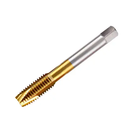 Royal Sino Tin Coated HSS-E ISO Spiral Point Threading Machine Taps M5x0.8