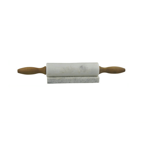 Kitchen Collection Marble Rolling Pin Dengan Stand