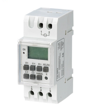 Programmable Digital Timer Switch: 110-240Vac, 20amp, Summer Time Saving with Large LCD Display - Weekly DHC/AHC Control