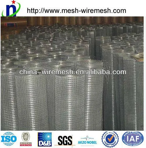 galvanized welded wire mesh/pvc coated welded wire mesh