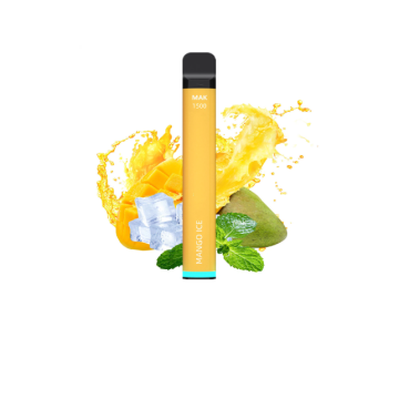Mak lux 1500puffs engångsvape e-cigaretter frukt smaker ånga élektriques