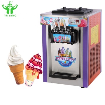 Tisch -Top -Eismaschine für Milch Tee -Läden