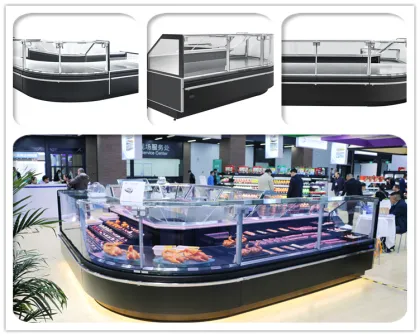 Supermarket Delicatessen and Meat Chiller Display Case