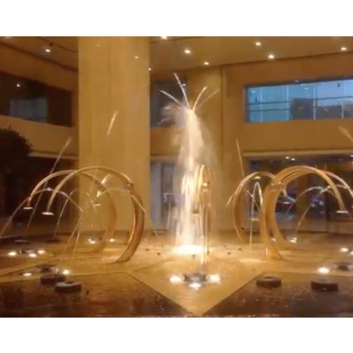 Funny Fountain Outdoor stainless steel laminar jumping fountain Supplier