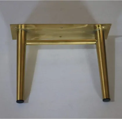 Vintage Furniture Leg Gold Stainless Steel Bed Legs