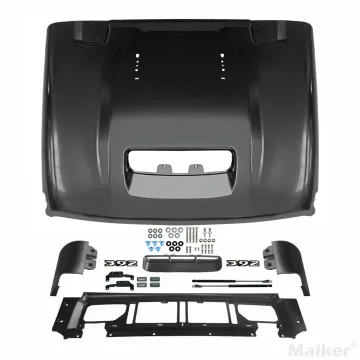 Maiker 4x4 Offroad Engine Hood Cover for Jeep JL 2018-