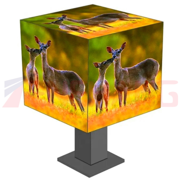 Custom Magic Square LED Display Chain Stores Advertising Cube Signs P1.25 P2 P2.5 P3 P4 LED Screen