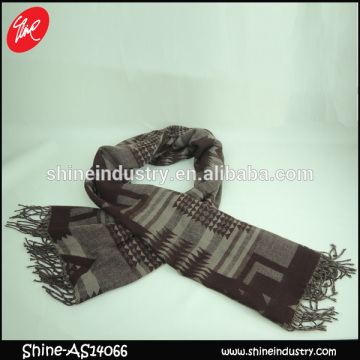 Latest fashion normal ancient folk style 100% wool scarf