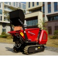 Rhinoceros 800kg mini dumper truck Crawler trolley with hydraulic tipping and lifting in Greece