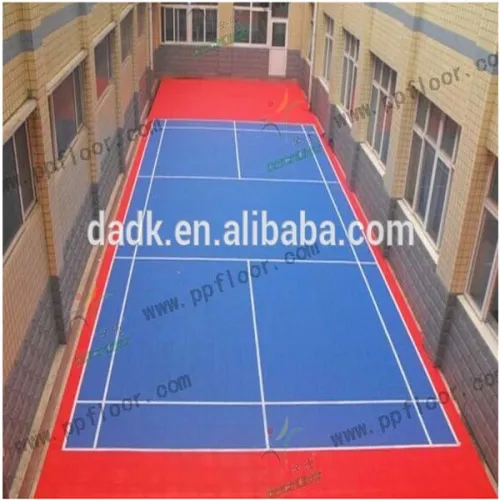 Professional Tennis Court Tile Slab modular Tennis Court portable