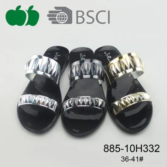 Hot Sale Fashion New Style Ladies Pvc Slippers