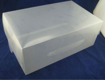 transparent shoe box