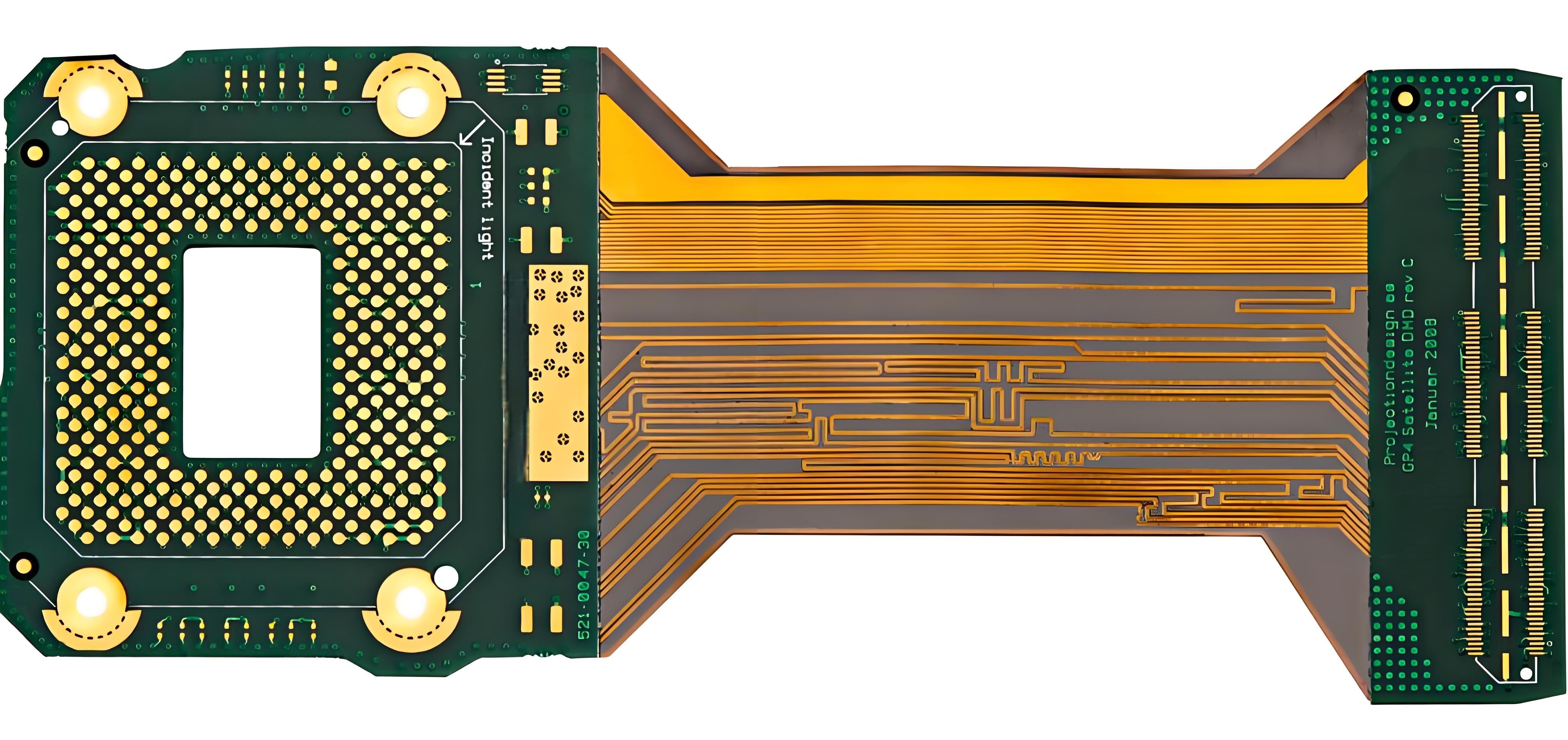 Semi Rigid-Flex PCB(R-FPCB) with Blind Via