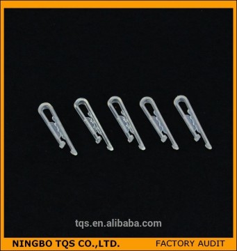 Goedkoop met tanden u-vorm clips Transparante plastic clips voor inpakken
