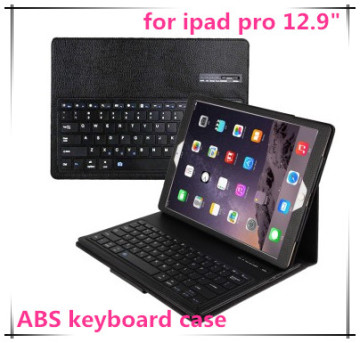 2016 new tablet pc bluetooth keyboard for ipad pro 12.9" PU leather removable keyboard case