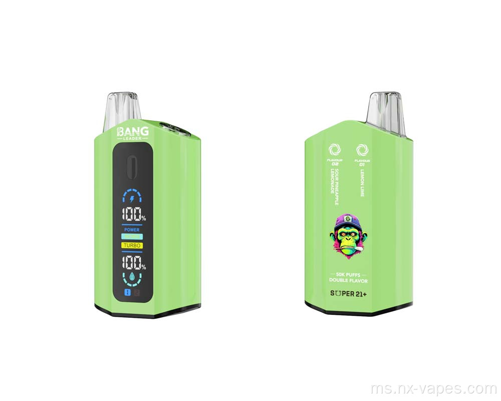 Bang Leader 50000 Rasa Double Disponibel Vapes Harga