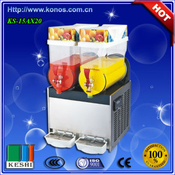 high production frozen slush machines with two tanks