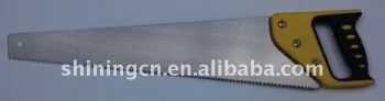 carpenter hand saw with plastic handle