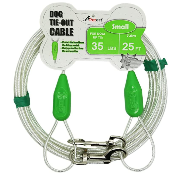 Reflective Tie Out Cable For Dogs