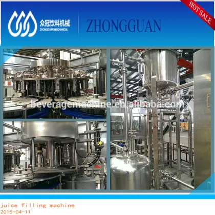 juice/tea drinking beverage rinsing/ hot filling/capping machine