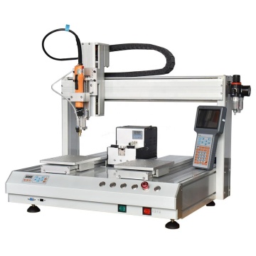 Two-Platform 4-Axis Desktop Screw Driver Machine
