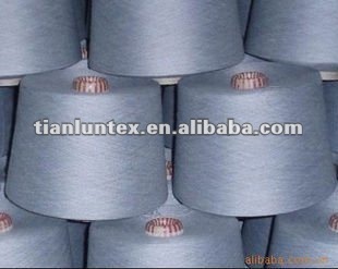 GREY MELANGE VISCOSE YARN