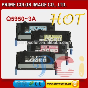 Toner Cartridge Laser Toner for HP Q5950A Q5951A Q5952A Q5953A Wth Chip