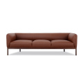 Siena Leather Straight Sofa