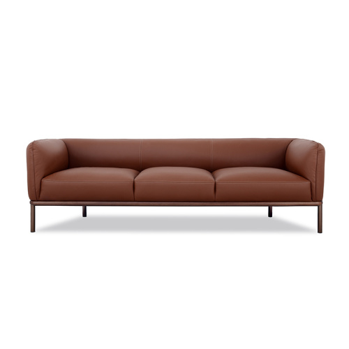 Siena Leather Straight Sofa