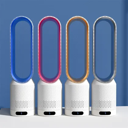 2024 Smart Leafless Purification Fan: Bladeless Air Purifier & Fan 2-in-1